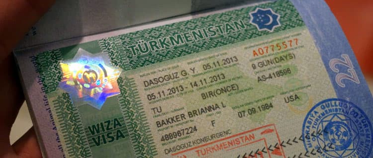 Turkmenistan Visa