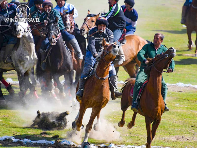 Folk games in Uzbekistan - Kupkari