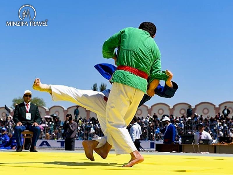 Kurash is a national competition in Uzbekistan