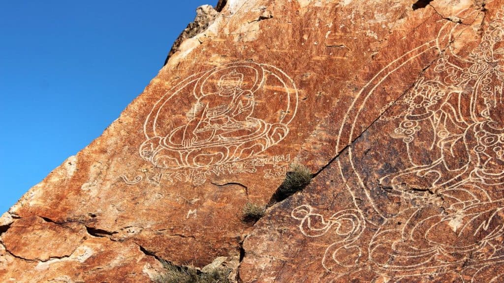 Tamgaly Tas tract - sacred places in Kazakhstan