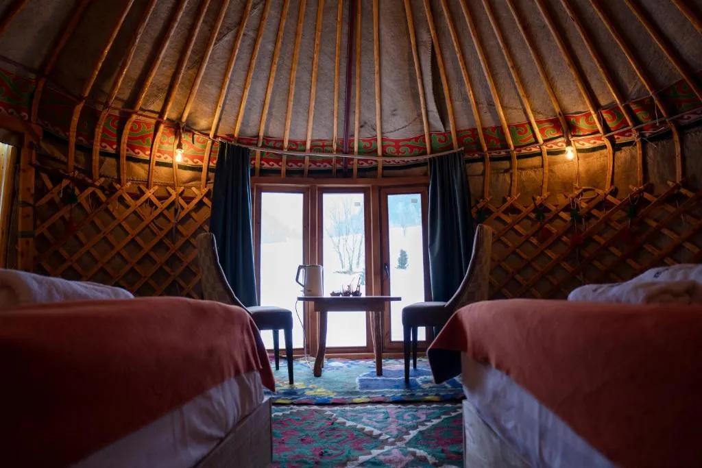 Yurt camp