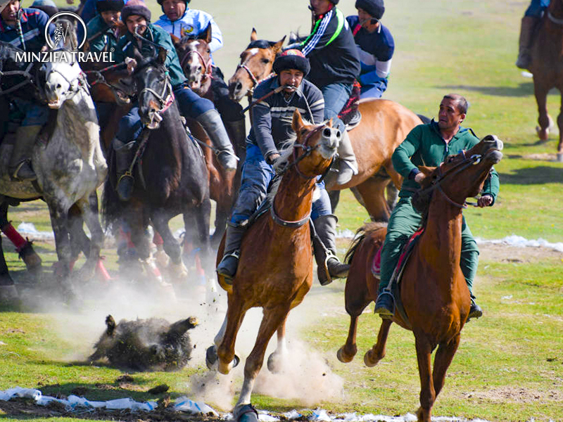 Folk games in Uzbekistan - Kupkari