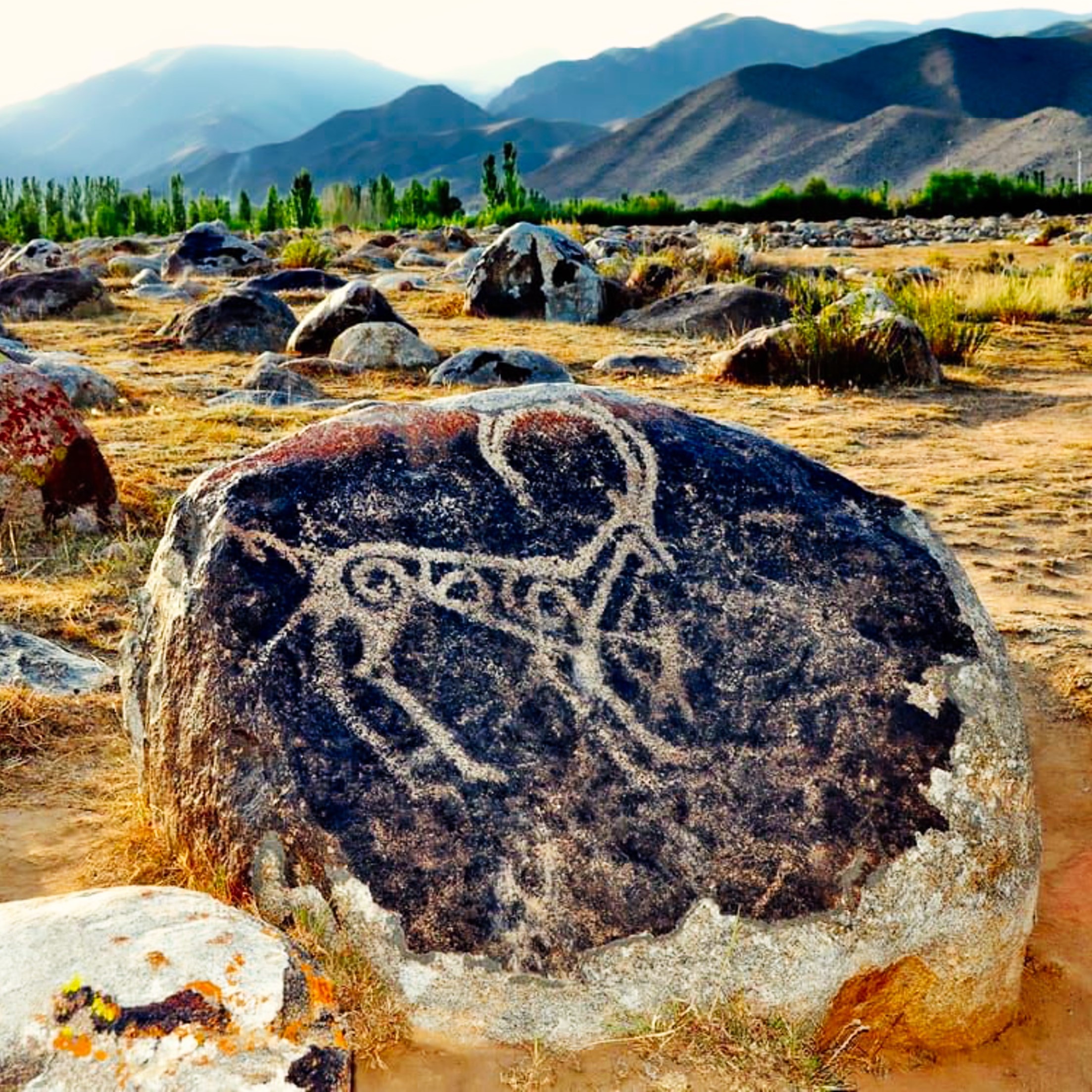 Journey to the Petroglyphs in Cholpon-Ata, Kyrgyzstan