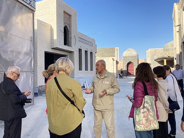 An "Eternal City" for artisans is being built in Samarkand
