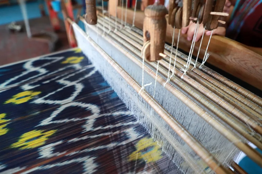 Yodgorlik Silk Factory in Margilan, Uzbekistan