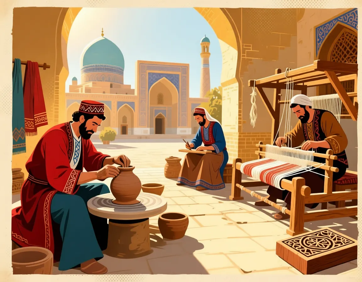 Experiential Tourism in Uzbekistan: Hands-On Workshops (Silk, Pottery and More)