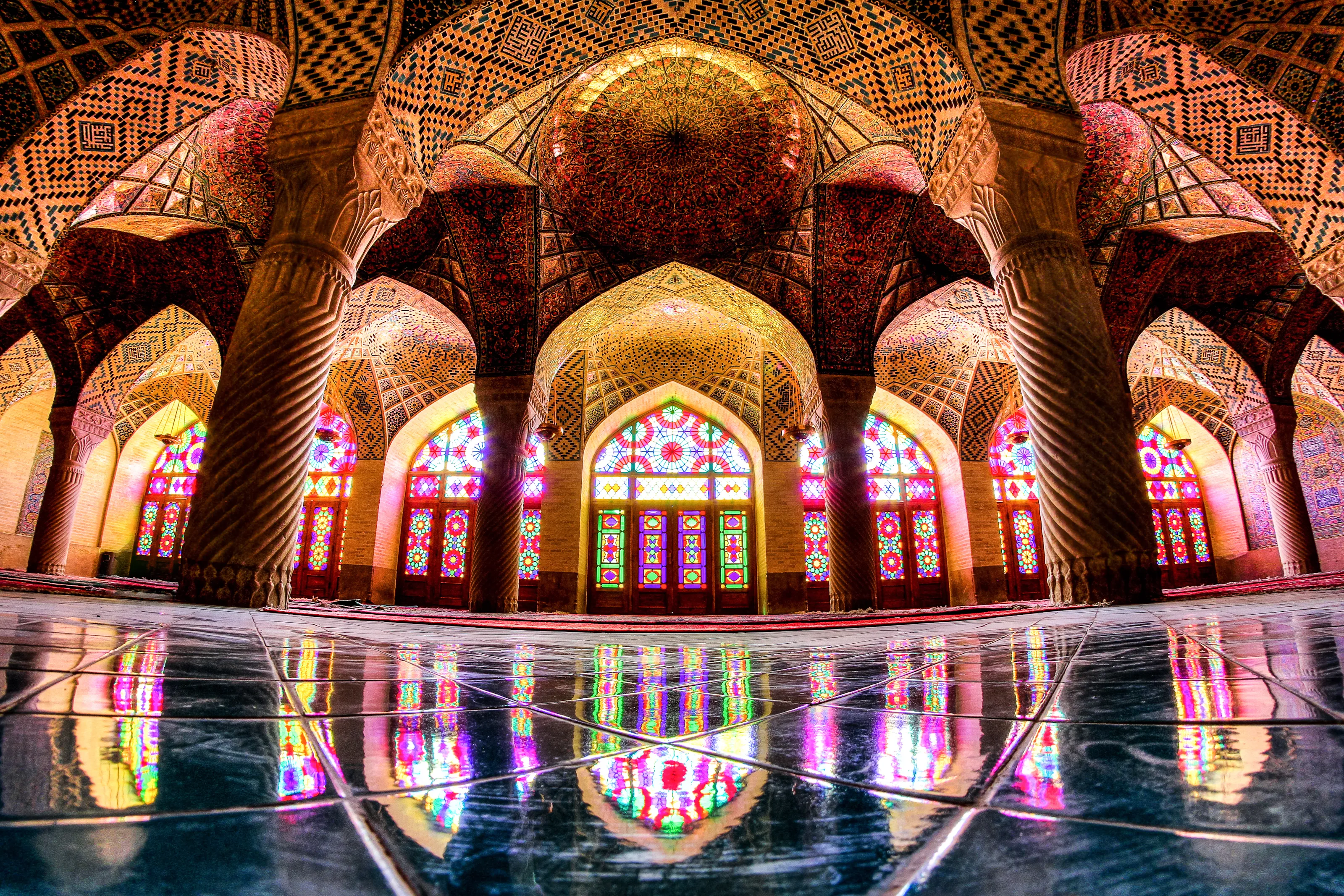 nasir-al-mulk-mosque-fisheye-view-shiraz