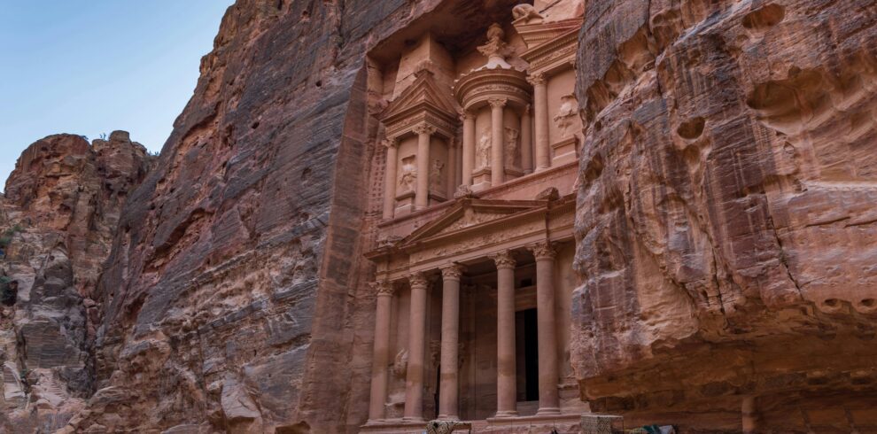 Scenic view of Petra, Wadi Rum, and the Dead Sea during an 8-day Jordan tour.